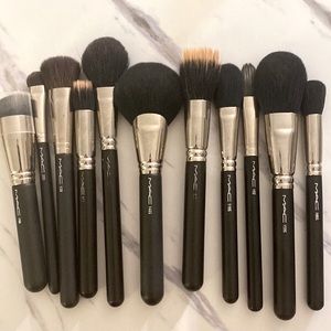 MAC BRUSHES - LIGHTLY USED